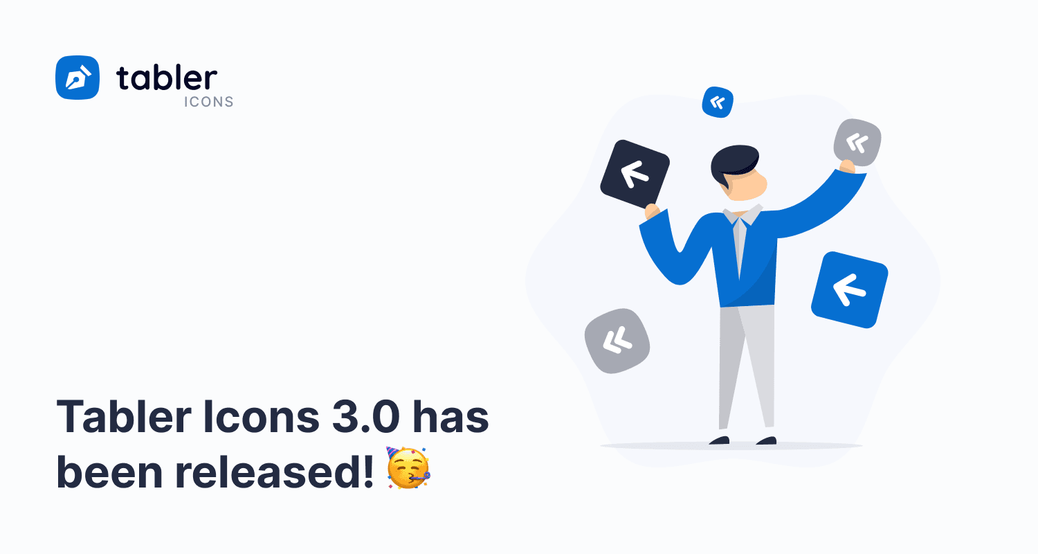 Elevate Your Designs with the Tabler Icons 3.0 Update!