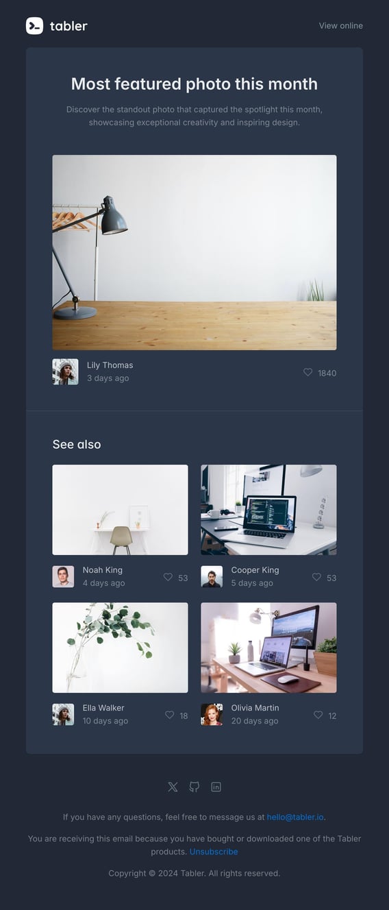 Tabler Emails - featured-photo Dark