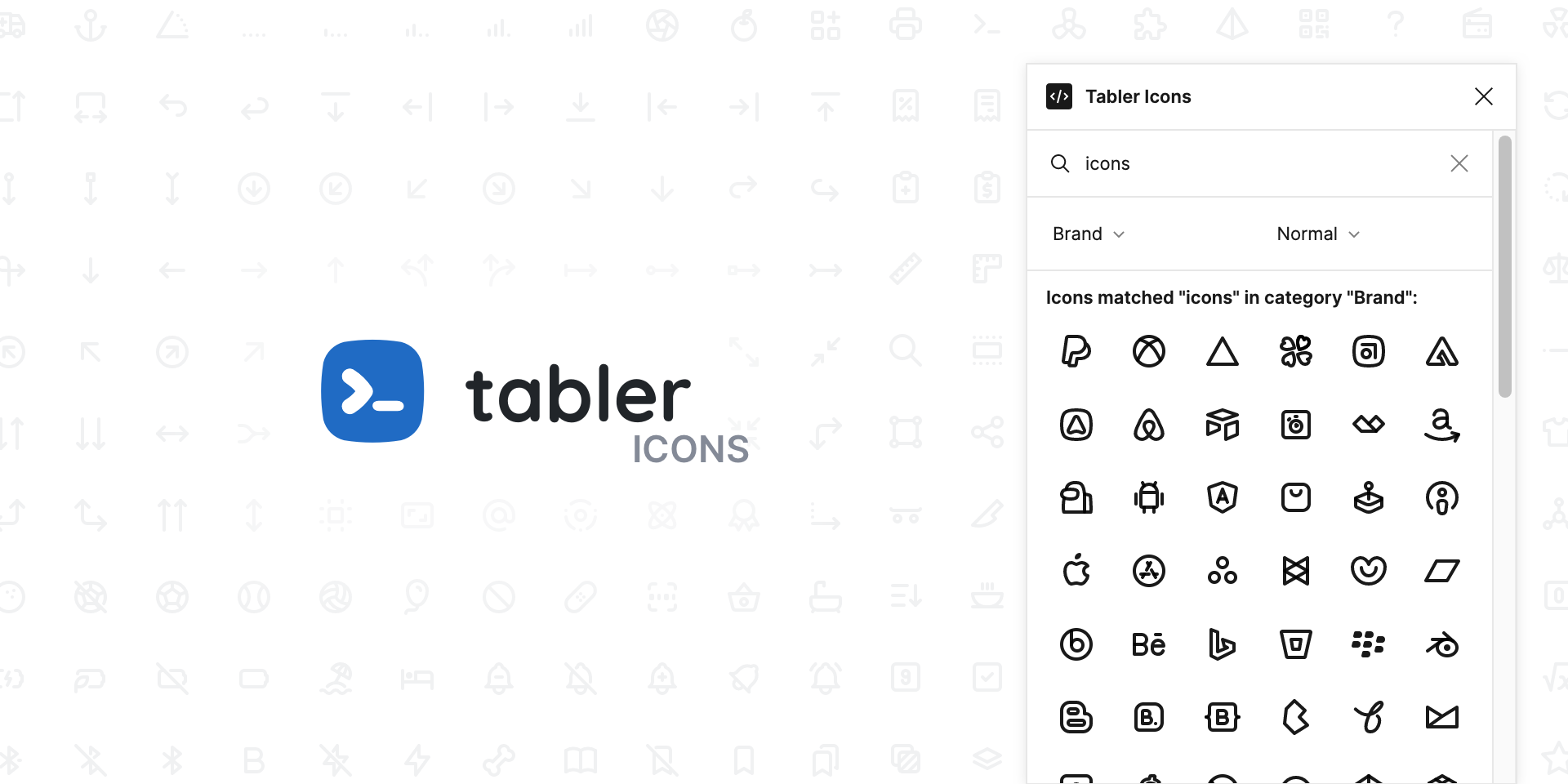 Tabler Figma Plugin